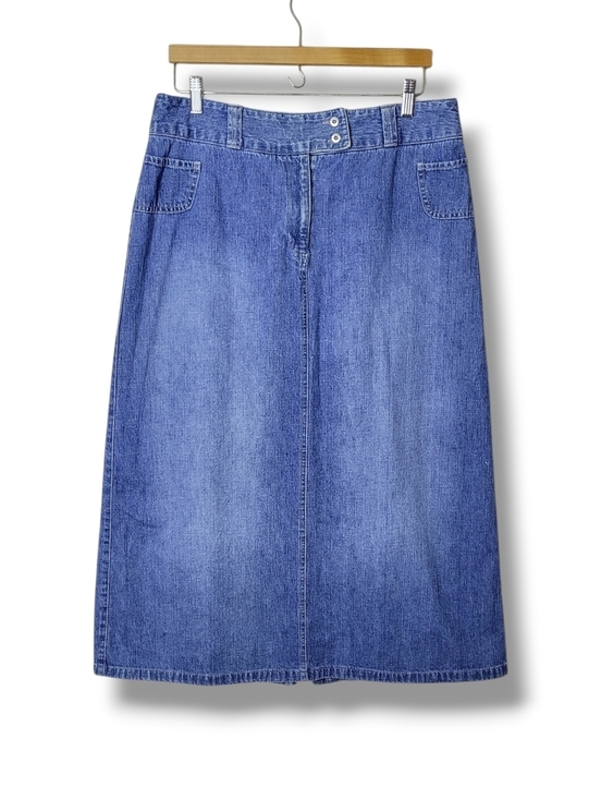 Sag Harbor Dresses & Skirts - Vintage Sag Harbor Jean Skirt Size 14